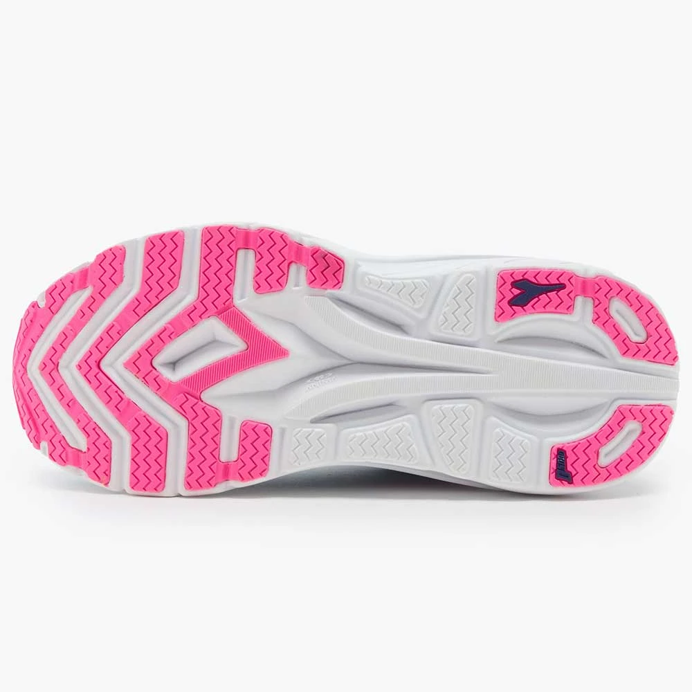 Diadora Women's Nucleo Running Shoe - Bonnie Blue/Pink Fluo - Regular (B) - Image 4
