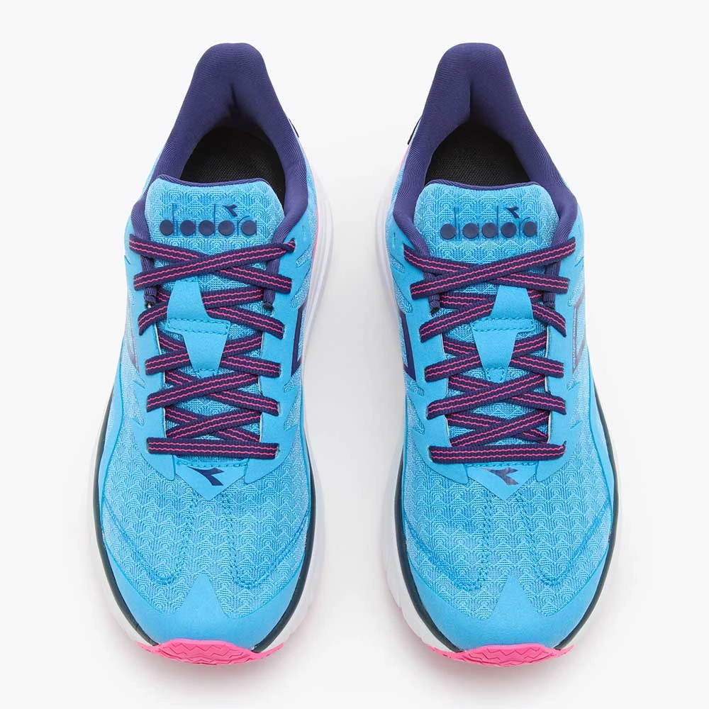 Diadora Women's Nucleo Running Shoe - Bonnie Blue/Pink Fluo - Regular (B) - Image 2