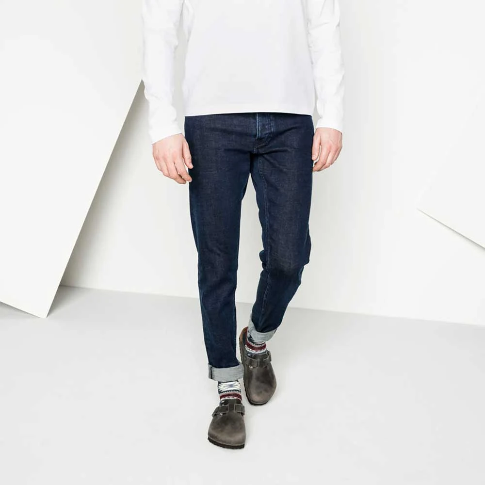 Birkenstock Women's Boston SFB Oiled Leather - Iron - Regular - Image 6