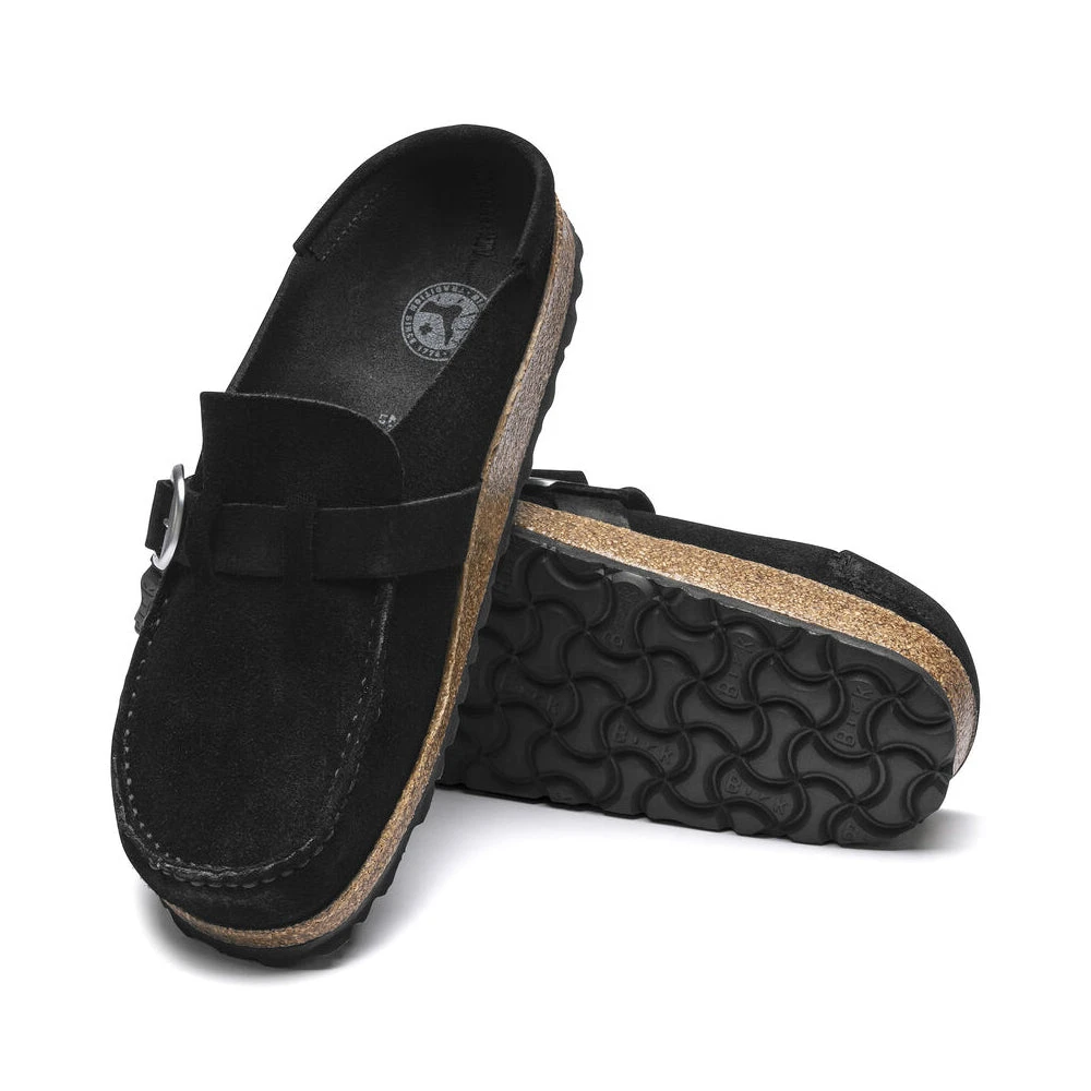 Birkenstock Women's Buckley Suede - Black- Medium/Narrow - Image 3