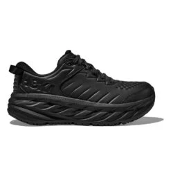 Hoka Women's Bondi SR Wide - Black/Black - Wide (D)