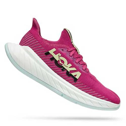 Hoka Women's Carbon X 3 Running Shoe- Festival Fuchsia/Black- Regular (B)