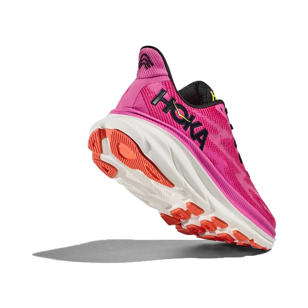 Hoka Women's Clifton 9 Running Shoe - Raspberry/Strawberry- Regular (B) - Image 3