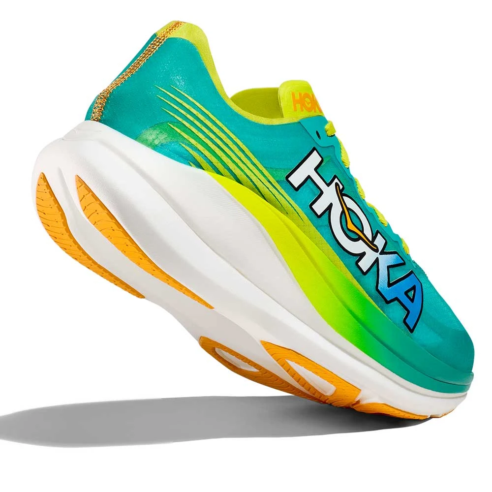 Hoka Unisex Rocket X 2 Running Shoe - Ceramic/Evening Primrose - Regular (D) - Image 5