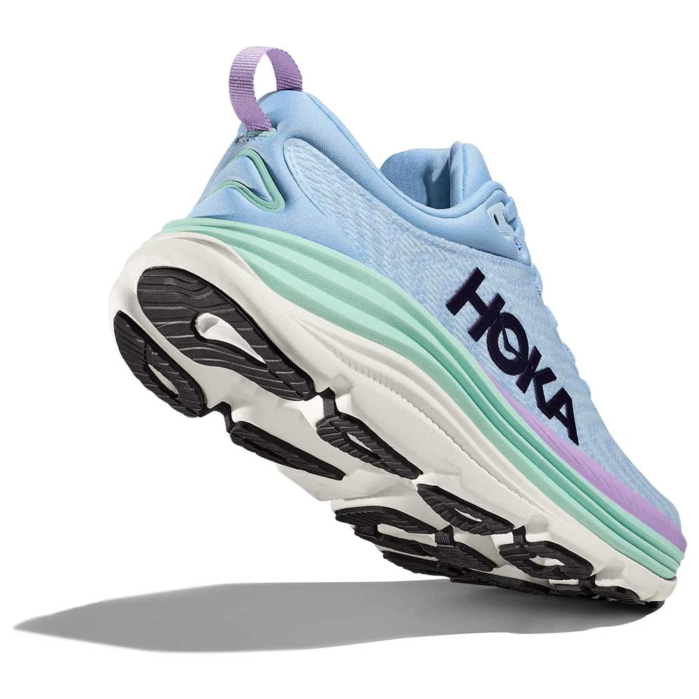 Hoka Women's Gaviota 5 Running Shoe - Airy Blue/Sunlit Ocean - Wide (D) - Image 5