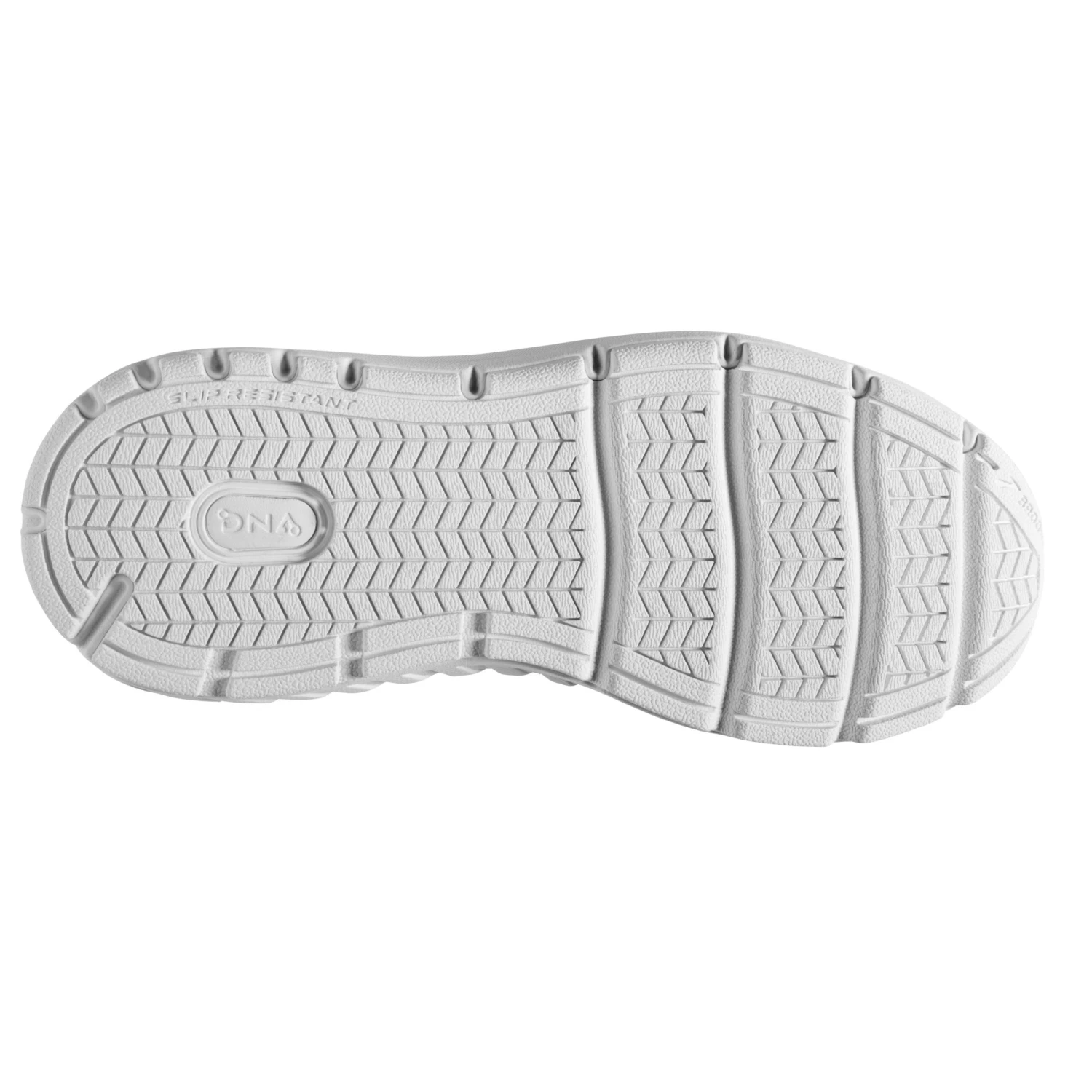 BROOKS Women's Addiction Walker VStrap 2 Walking Shoe -White/White- Wide (D) - Image 6