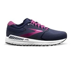 BROOKS Women's Ariel 20 Running Shoe - Peacoat/Vivid Viola/White - Regular (B)