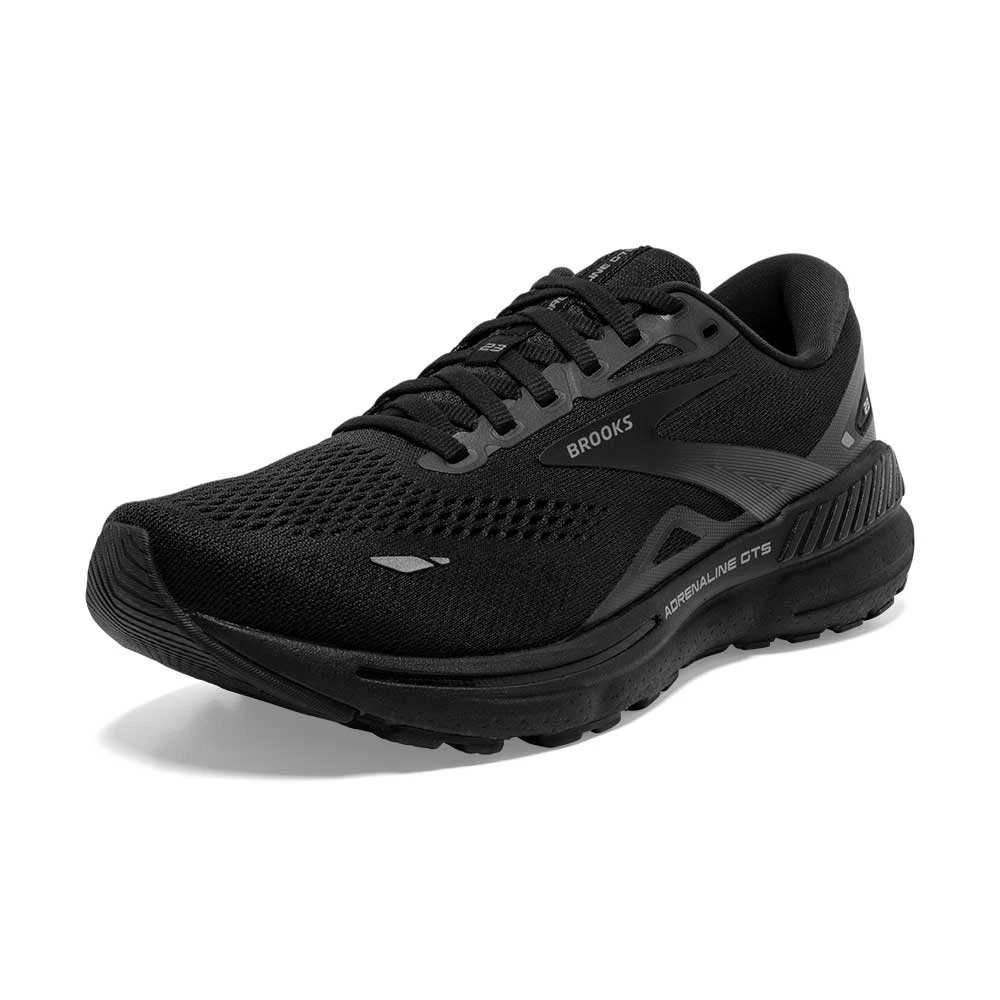 BROOKS W Adrenaline GTS 23 (D) - Black/Black/Ebony - Image 5