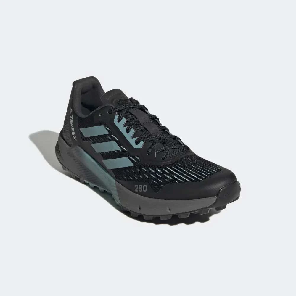 ADIDAS Women's Terrex Agravic Flow 2 Trail Shoe- Core Black/Mint Ton/Ftwr White- Regular (B) - Image 2