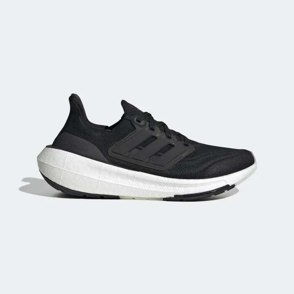ADIDAS Women's Ultraboost Light Running Shoe- Core Black/Core Black/Crystal White- Regular (B)
