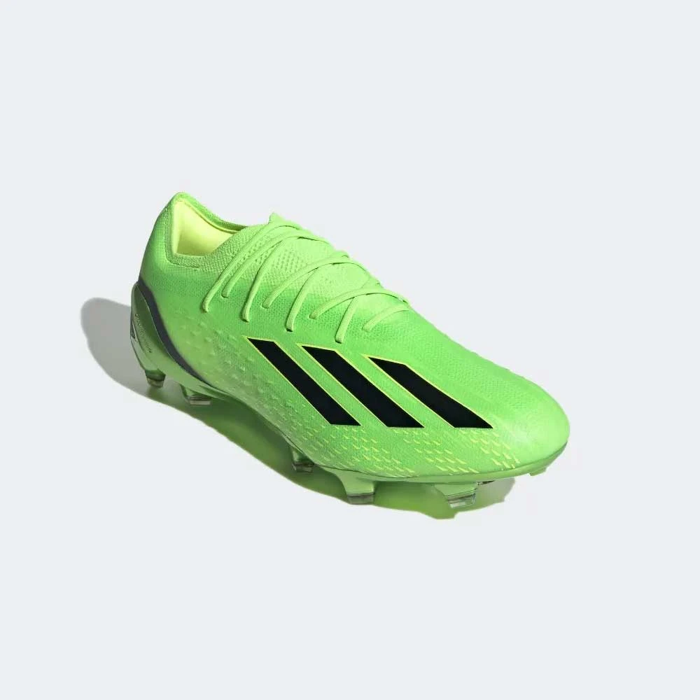 ADIDAS Unisex X SpeedPortal .1 FG Soccer Shoe - Solar Green/Solar Red/Solar Yellow - Image 2