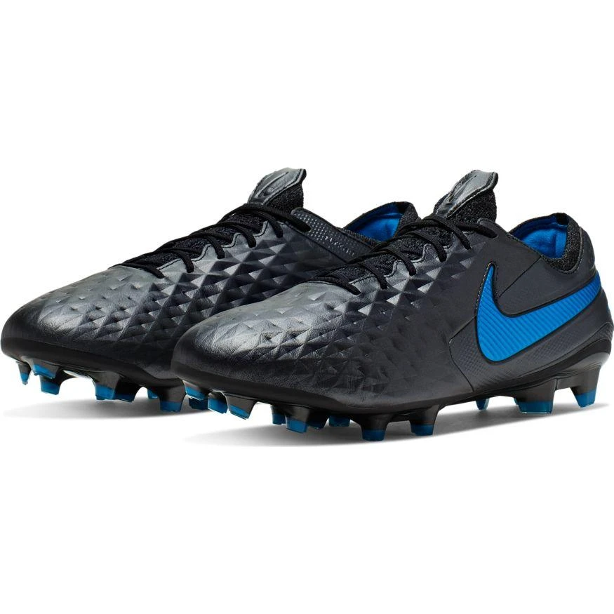 Nike Legend 8 Elite FG Soccer Boots - Black/Black/Blue Hero - Image 3