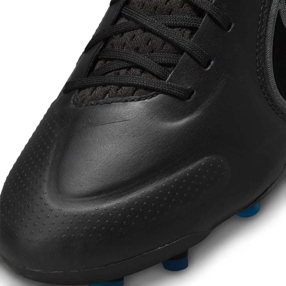 Unisex Nike Tiempo Legend 9 Elite FG Soccer Shoe- Black/Dk Smoke Grey/Summit White - Image 9