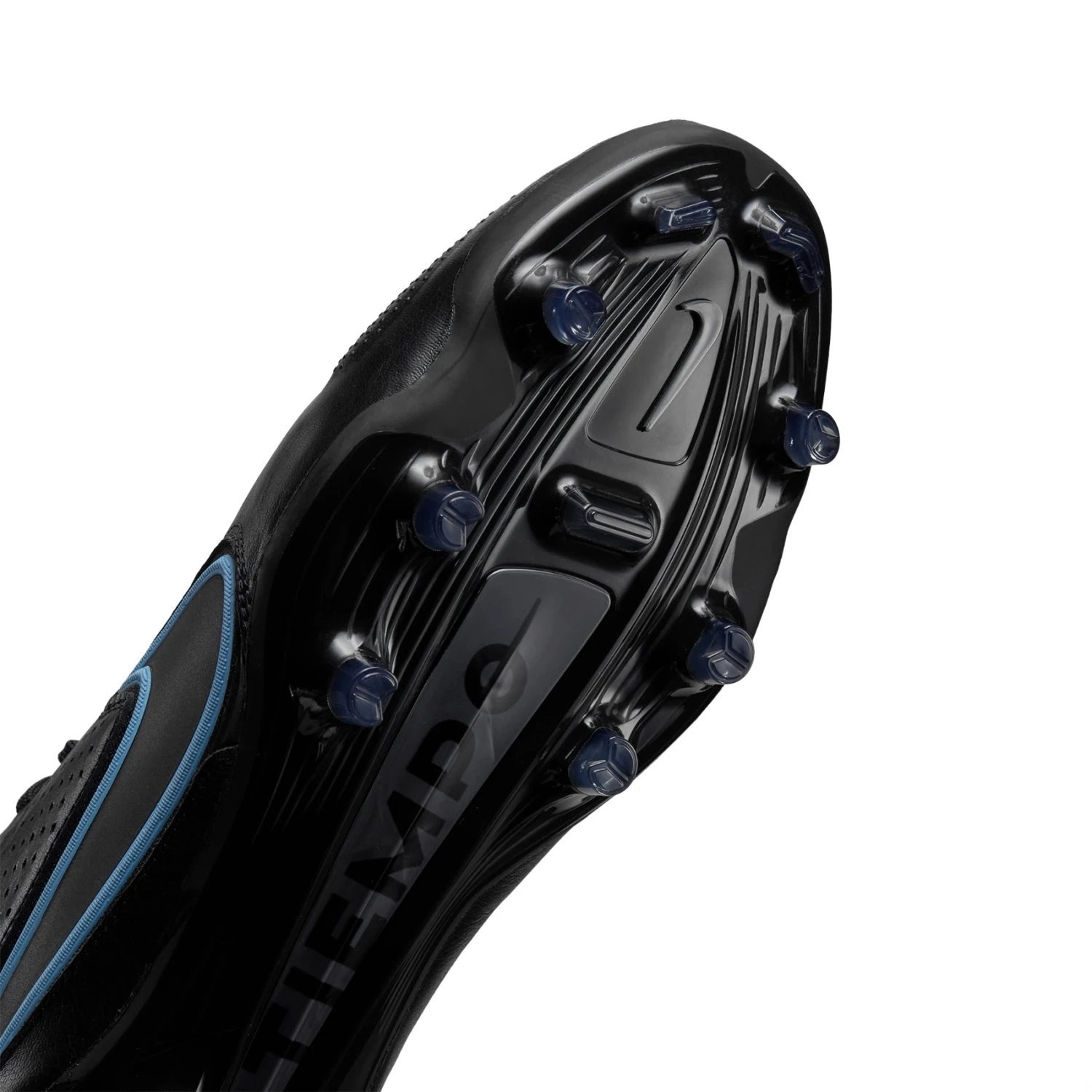 Nike Unisex Tiempo Legend 9 Elite FG Soccer Shoe - Black/Iron Grey - Image 9