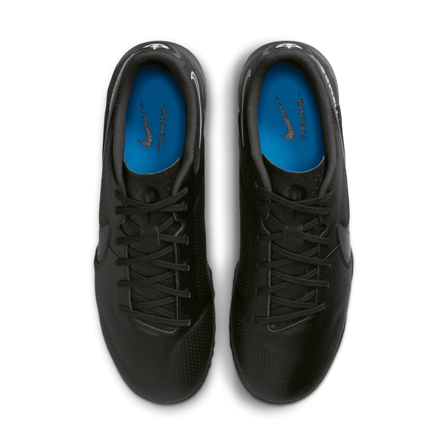 Nike Unisex Tiempo Legend 9 Academy TF Soccer Shoe - Black/Dark Smoke - Regular (D) - Image 7