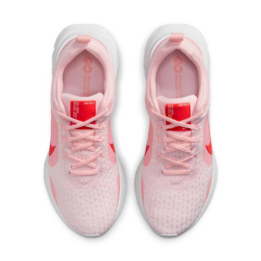 Nike Women's React Infinity React 3 Running Shoe-Medium Soft Pink/White/Summit White/Light Crimson- Regular (B) - Image 4