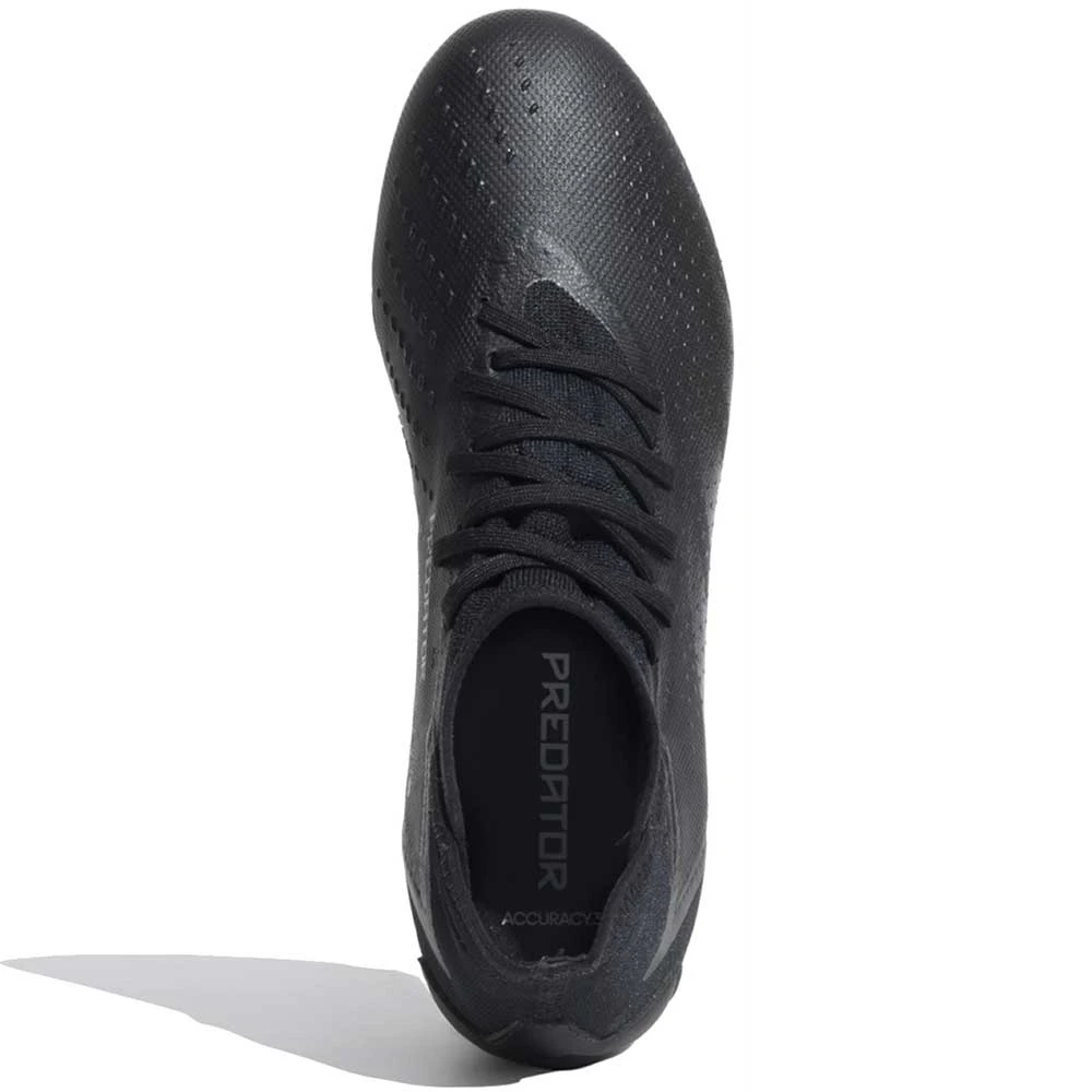 ADIDAS Unisex Predator Accuracy .3 FG Soccer Shoe - Black/White - Regular (D) - Image 6