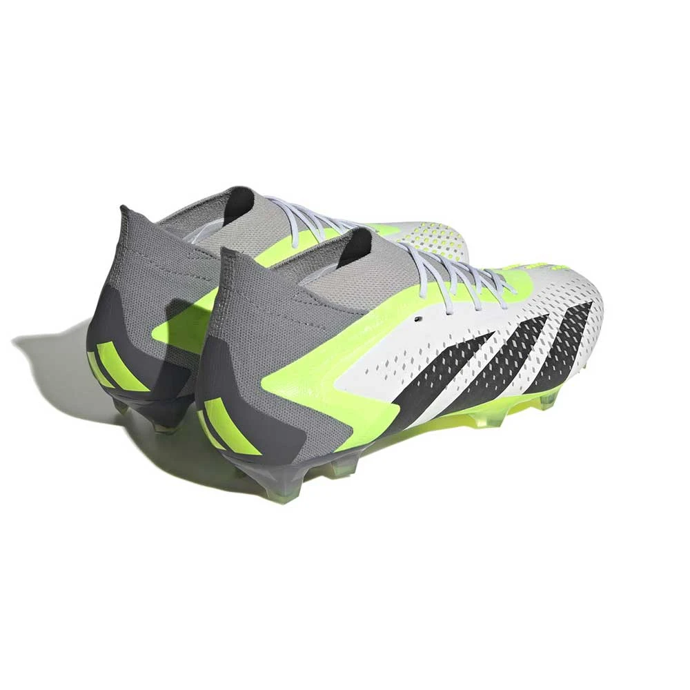 Unisex Adidas Predator Accuracy.1 FG Soccer Shoes - Ftwwht,Cblack,Luclem - Regular (D) - Image 4