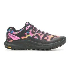 Merrell Women's Antora 3 Trail Running Shoe - Rainbow Leopard - Regular (B)