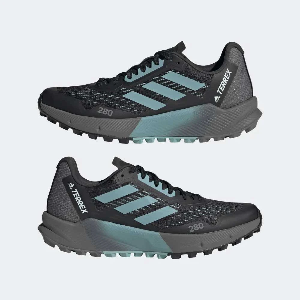 ADIDAS Women's Terrex Agravic Flow 2 Trail Shoe- Core Black/Mint Ton/Ftwr White- Regular (B) - Image 5